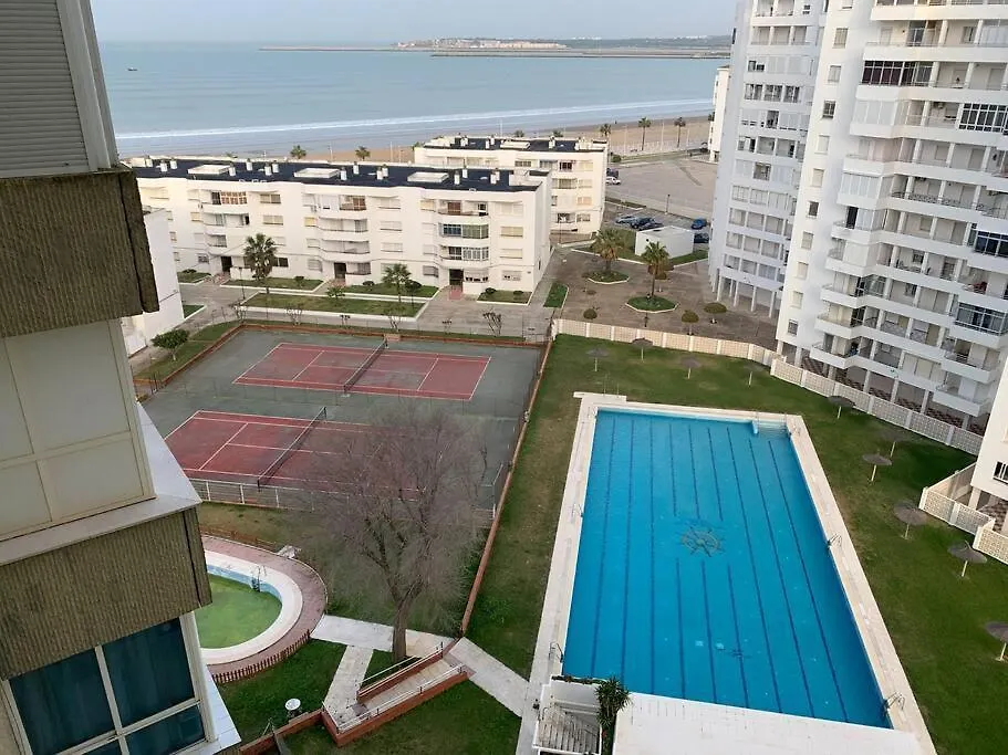 Azvalia - Valdelagrana Mirador De La Bahia, Playa, Piscina, Parking, Vistas ! Daire El Puerto de Santa María İspanya